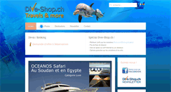 Desktop Screenshot of dive-shop.ch